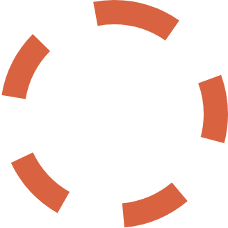 ellipse avec un contour à traits